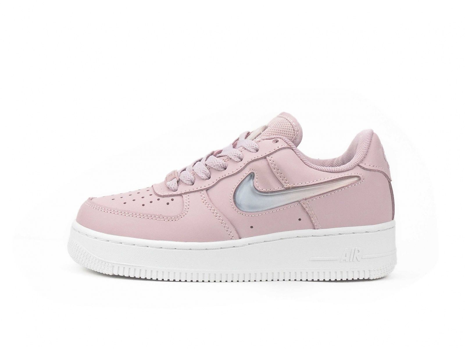 Nike Air Force 1 LV8, фиолетовый, кожа, текстиль, женские