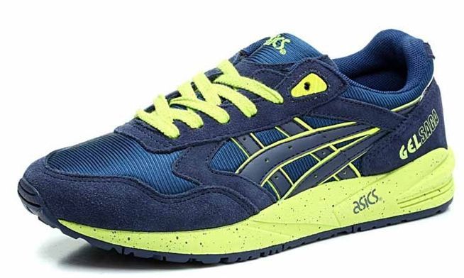 Asics Gel Saga (Blue/Yellow) синие с желтым 35-44