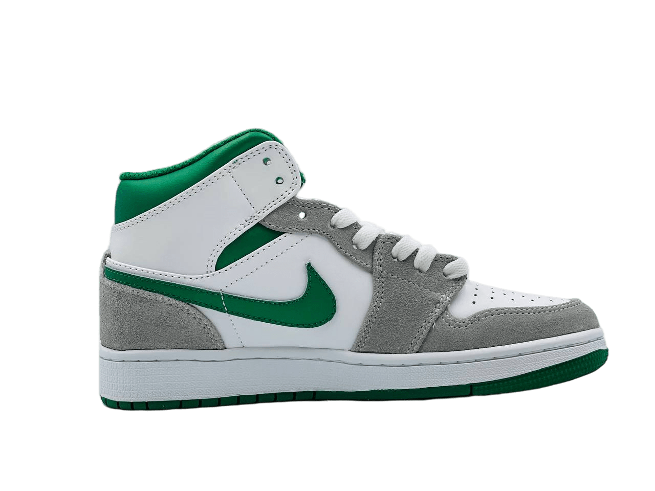 Nike Air Jordan 1 Mid Pine Green White